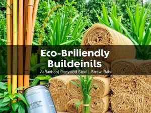 Materiale ecologice pentru constructii in natura.