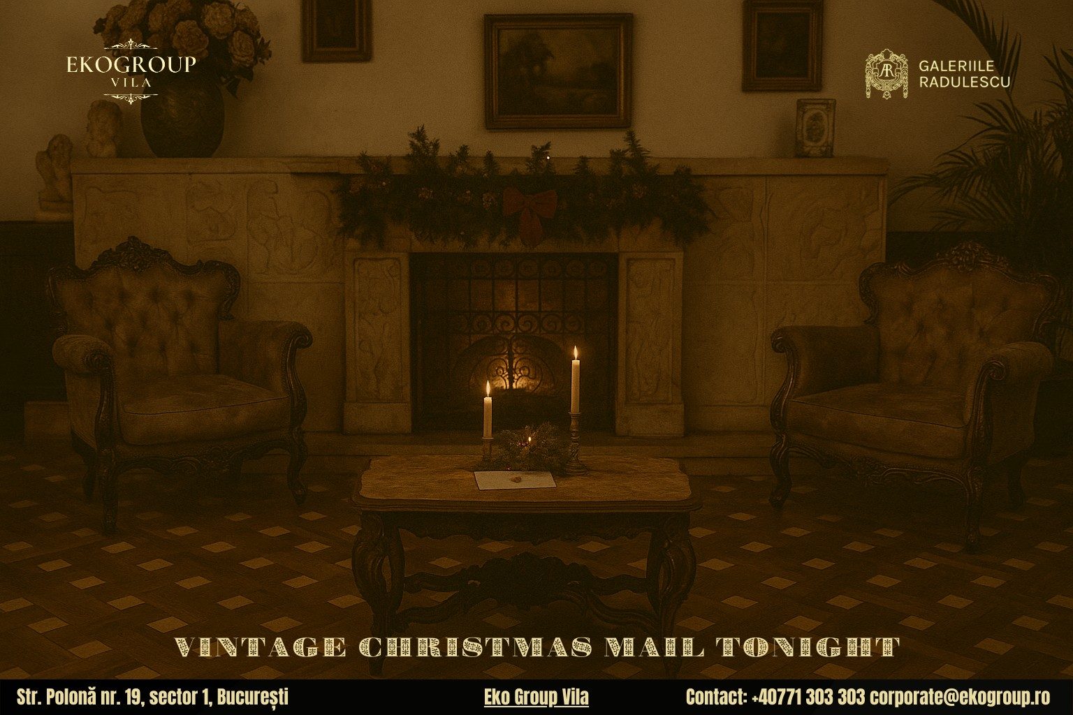 Scrisoare de Crăciun în Anii ’30: O Călătorie Floriană în Epoca Interbelică la Eko Group Vila